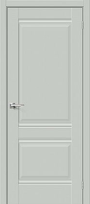 Глухая межкомнатная дверь эмалит Прима-2 в цвете Grey Matt