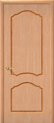 Глухая межкомнатная дверь шпонированная Каролина ПГ в цвете Дуб (Ф-05)