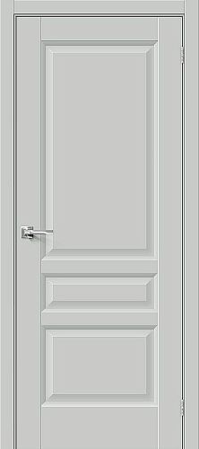 Глухая межкомнатная дверь эмалит Неоклассик-34 в цвете Grey Matt