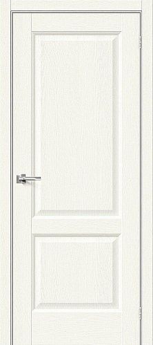 Глухая межкомнатная дверь экошпон Неоклассик-32 в цвете White Wood