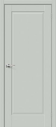 Глухая межкомнатная дверь эмалит Прима-10 в цвете Grey Matt