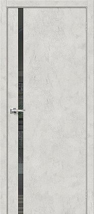 Остекленная межкомнатная дверь экошпон Браво-1.55 в цвете Look Art