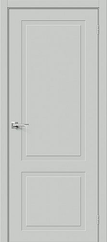 Глухая межкомнатная дверь окрашенная эмалью Граффити-12 в цвете Grace