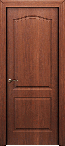 Глухая межкомнатная дверь ламинированная Классик ПГ в цвете Итальянский Орех