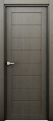 Глухая межкомнатная дверь ламинированная Орион ПГ в цвете Серый