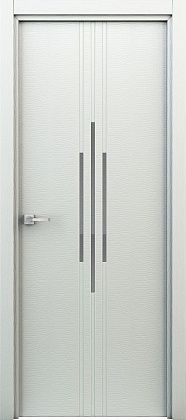 Остекленная межкомнатная дверь ламинированная Сафари ПО в цвете Белый